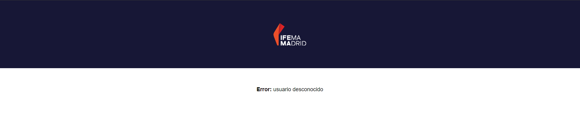 Landing Page Nomenclaturas Error